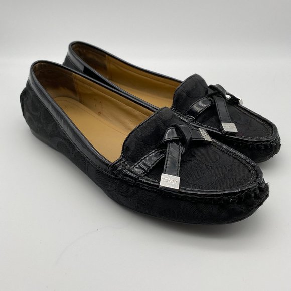 coach moccasin flats